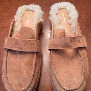 &OtherStories - Suede Slip-on Loafers - Dark Beige